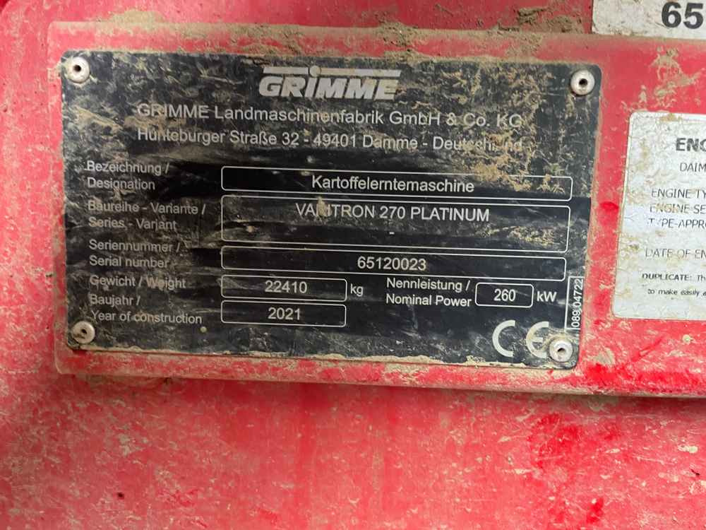 Grimme VARITRON 270 RS VARIO MULTISEP - Matériel de récolte: photos 4 Grimme VARITRON 270 RS VARIO MULTISEP - Matériel de récolte: photos 4