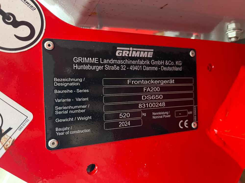Matériel de récolte Grimme FA 200: photos 6