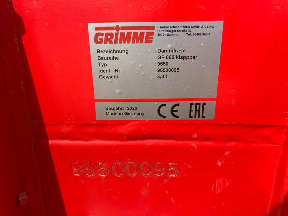 Matériel de récolte Grimme Grimme, GF600, 6 Row/3Bed Tilla, Rotovator: photos 36