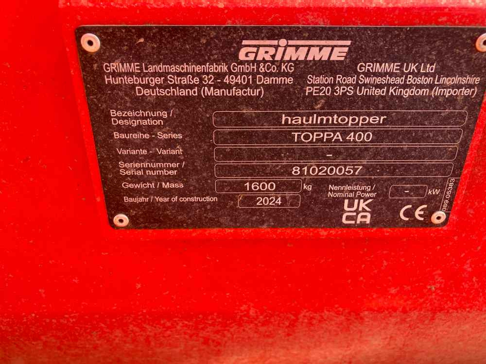 Matériel de récolte Grimme TOPPA 800 COMBI: photos 19 Matériel de récolte Grimme TOPPA 800 COMBI: photos 19