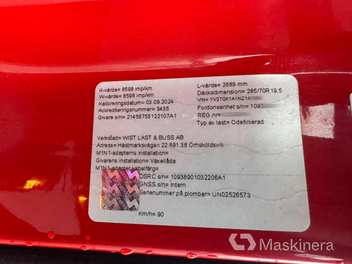 Remorqueuse Bärgningsbil Volvo FL 4X2: photos 11 Remorqueuse Bärgningsbil Volvo FL 4X2: photos 11