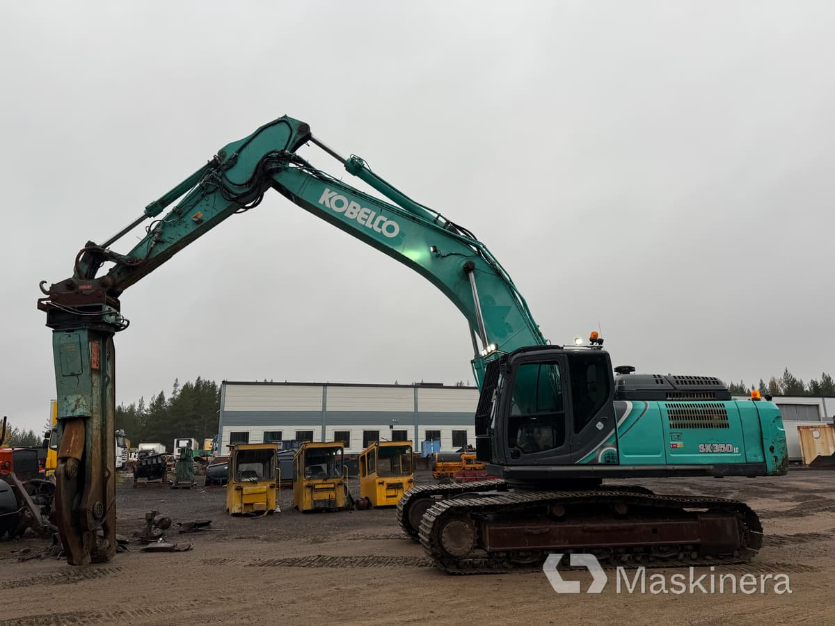 Grävmaskin Kobelco SK350LC-10 med stålsax - Pelle sur chenille: photos 2 Grävmaskin Kobelco SK350LC-10 med stålsax - Pelle sur chenille: photos 2