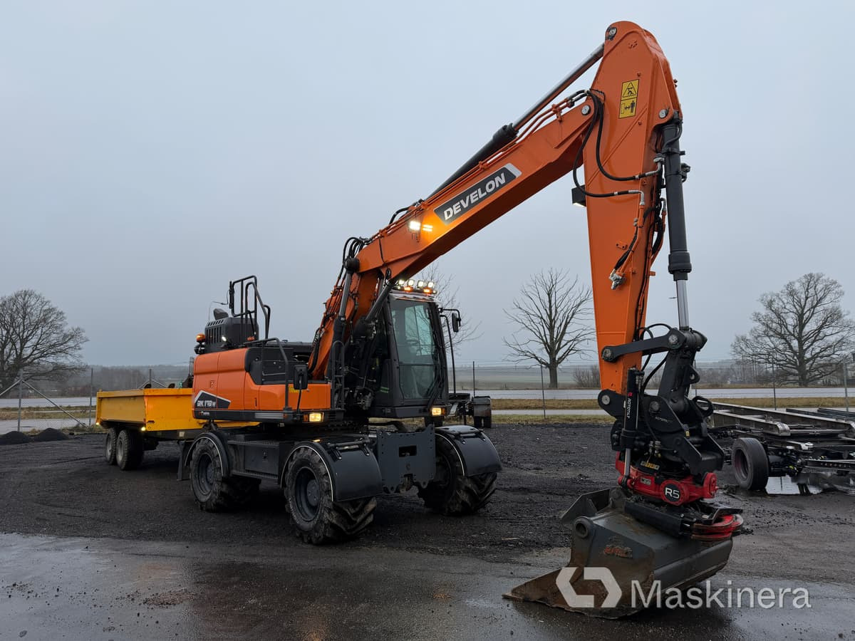 Hjulgrävare Develon DX170W-7 med tillbehör - Pelle sur chenille: photos 3 Hjulgrävare Develon DX170W-7 med tillbehör - Pelle sur chenille: photos 3