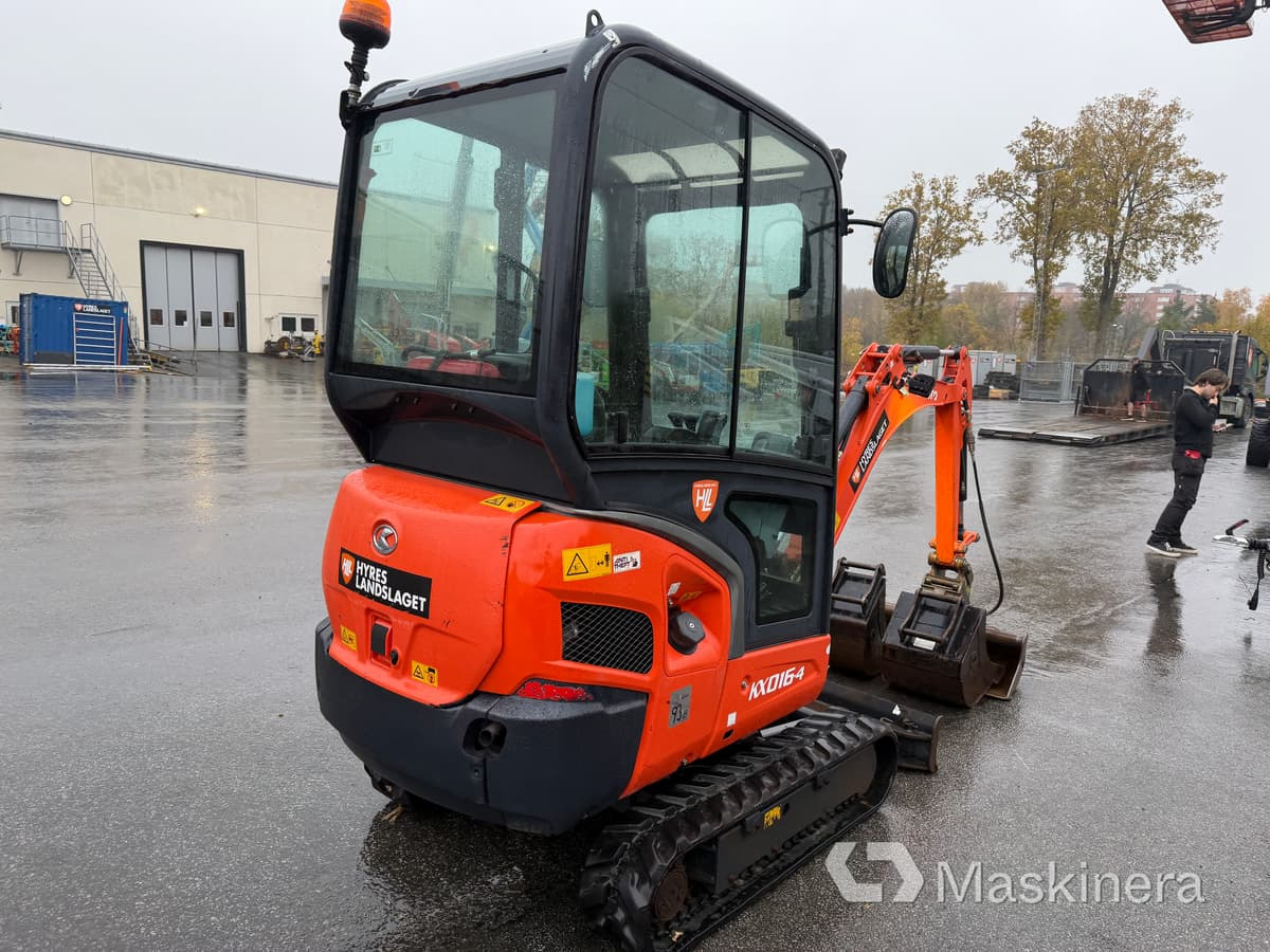 Kubota KX016-4  Grävmaskin Kubota KX016-4 - Pelle sur chenille: photos 5 Kubota KX016-4  Grävmaskin Kubota KX016-4 - Pelle sur chenille: photos 5