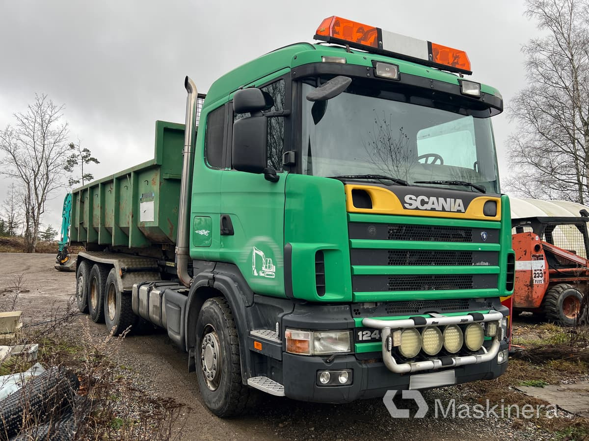 Lastväxlare Scania R124GB8X4 - Camion ampliroll: photos 1 Lastväxlare Scania R124GB8X4 - Camion ampliroll: photos 1