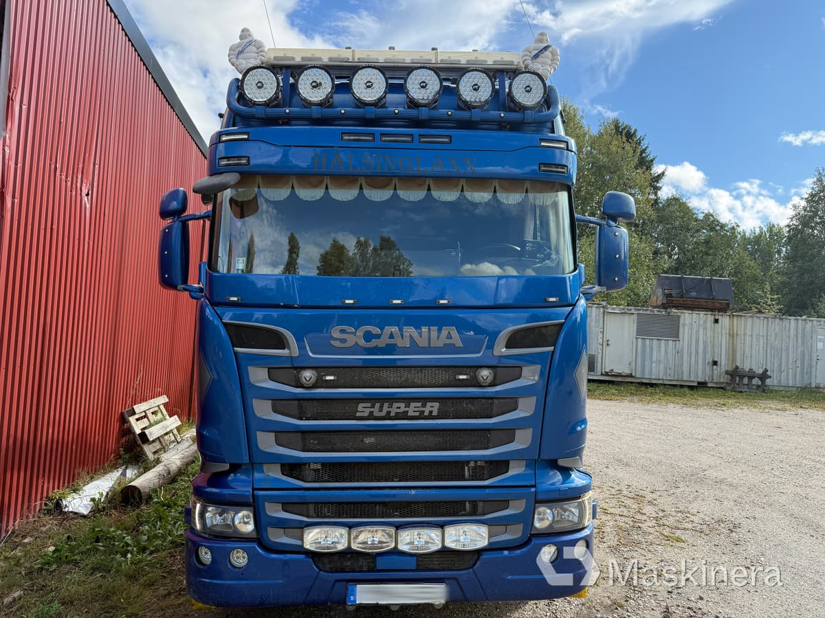 Scania R580LB6X4HNB Timmerbil Scania R580 6X4 med kran - Camion grumier: photos 3 Scania R580LB6X4HNB Timmerbil Scania R580 6X4 med kran - Camion grumier: photos 3