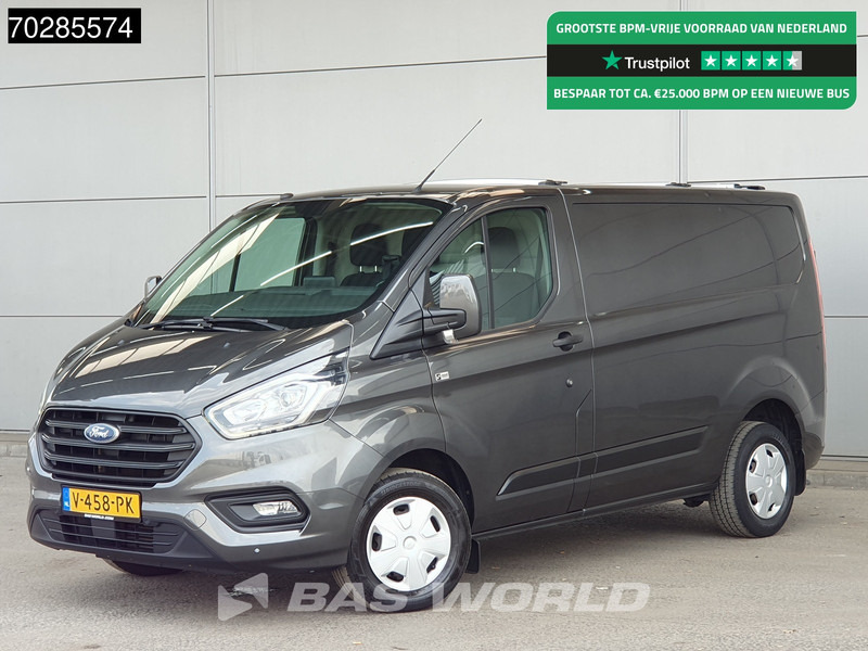 Fourgonnette Ford Transit Custom 105pk MARGE! L1H1 Navi LED Airco Cruise Camera Parkeersensoren Euro6 L1 6m3 Airco Trekhaak Cruise control