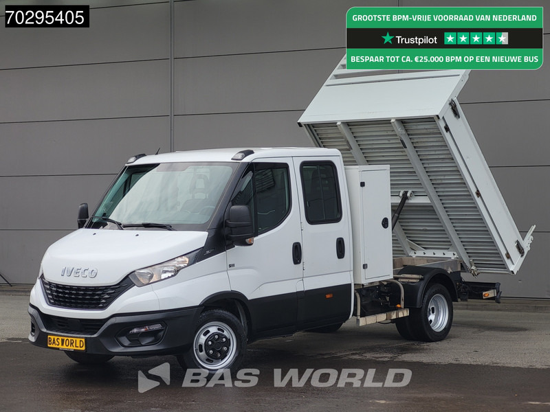 Iveco Daily 35C14 Kipper met Kist Dubbel Cabine Dubbellucht 3,5t Trekhaak Airco Cruise Euro6 Kieper Tipper Benne Airco Trekhaak Cruise contr - Utilitaire benne: photos 1 Iveco Daily 35C14 Kipper met Kist Dubbel Cabine Dubbellucht 3,5t Trekhaak Airco Cruise Euro6 Kieper Tipper Benne Airco Trekhaak Cruise contr - Utilitaire benne: photos 1
