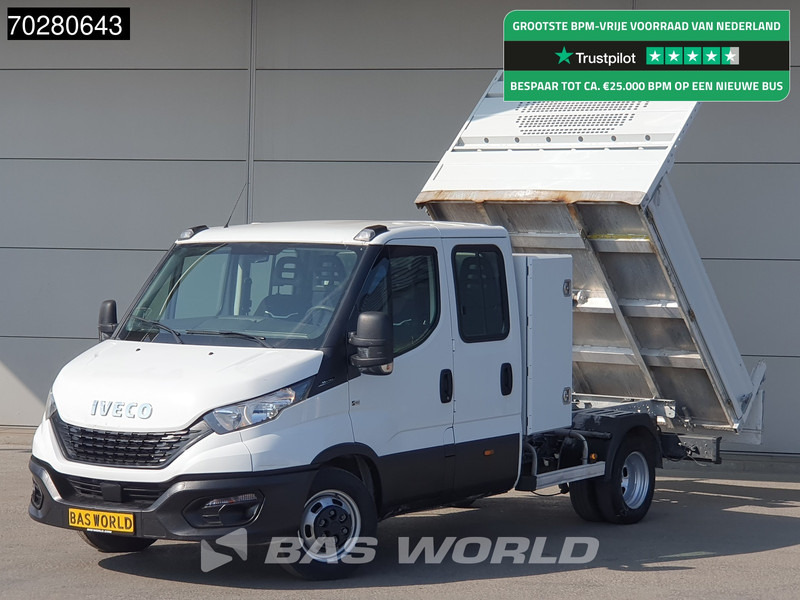 Iveco Daily 35C14 Kipper met Kist Dubbel Cabine Dubbellucht 3,5t Trekhaak Airco Cruise Euro6 Tipper Benne Kieper 2m3 Airco Trekhaak Cruise c - Utilitaire benne: photos 1 Iveco Daily 35C14 Kipper met Kist Dubbel Cabine Dubbellucht 3,5t Trekhaak Airco Cruise Euro6 Tipper Benne Kieper 2m3 Airco Trekhaak Cruise c - Utilitaire benne: photos 1