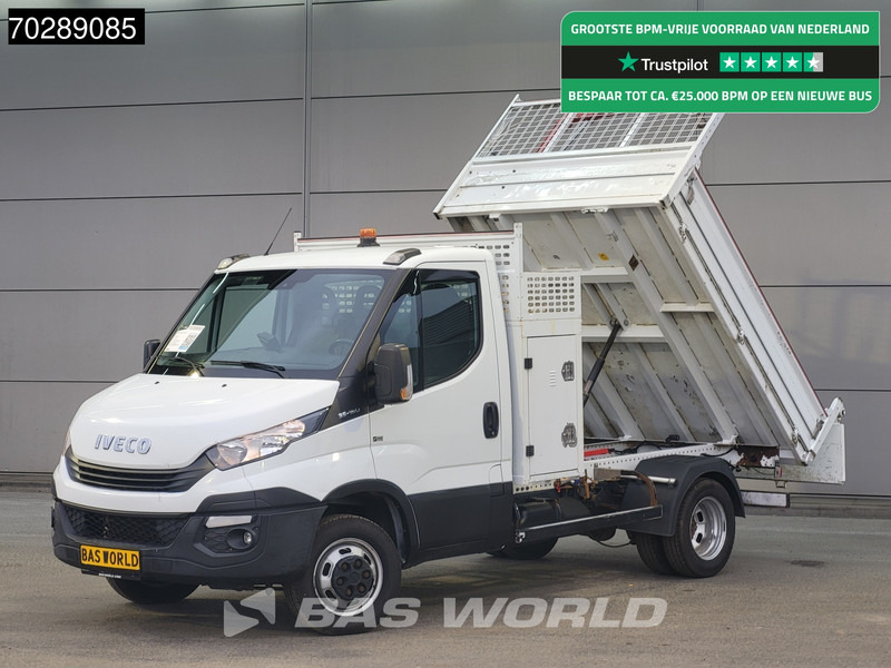 Iveco Daily 35C16 Kipper met Kraan Dubbellucht 3,5t Trekhaak Airco Cruise Camera Euro6 Crane Kran Kranwagen 2m3 Airco Trekhaak Cruise contro - Utilitaire benne: photos 1 Iveco Daily 35C16 Kipper met Kraan Dubbellucht 3,5t Trekhaak Airco Cruise Camera Euro6 Crane Kran Kranwagen 2m3 Airco Trekhaak Cruise contro - Utilitaire benne: photos 1