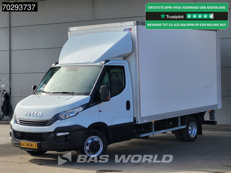Iveco Daily 35C16 Laadklep Dubbellucht Bakwagen Airco Cruise Euro6 Meubelbak Koffer 20m3 Airco Cruise control - Fourgon grand volume: photos 1 Iveco Daily 35C16 Laadklep Dubbellucht Bakwagen Airco Cruise Euro6 Meubelbak Koffer 20m3 Airco Cruise control - Fourgon grand volume: photos 1