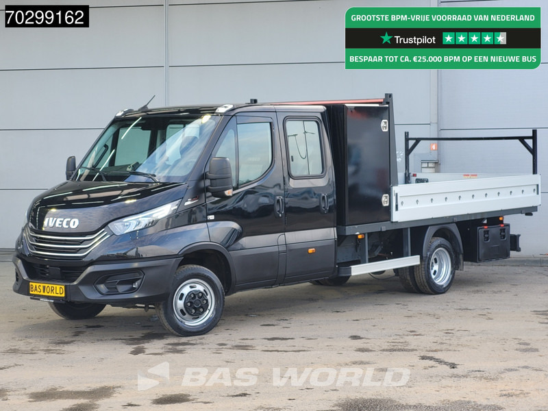 Iveco Daily 35C18 3.0L Automaat Dubbel Cabine met Kist Dubbellucht Open Laadbak 3,5t Trekhaak 180PK LED Navi Airco Cruise Euro6 Pritsche Pic - Utilitaire plateau: photos 1 Iveco Daily 35C18 3.0L Automaat Dubbel Cabine met Kist Dubbellucht Open Laadbak 3,5t Trekhaak 180PK LED Navi Airco Cruise Euro6 Pritsche Pic - Utilitaire plateau: photos 1