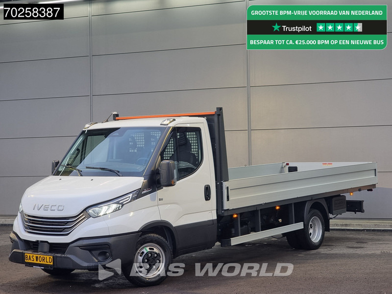 Utilitaire plateau neuf Iveco Daily 35C21 3.0L Automaat 210PK 2025-Model Open laadbak Dubbellucht CarPlay ACC LED 3,5T Trekvermogen Euro6 Pritsche Pickup Airco