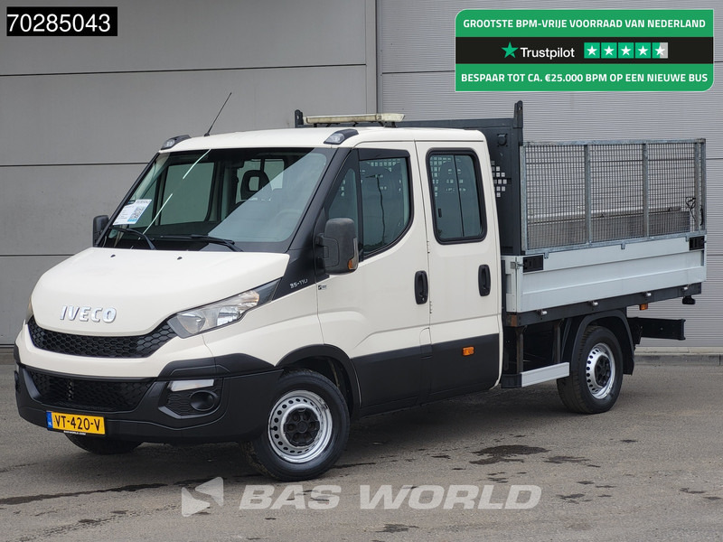 Iveco Daily 35S11 Open Laadbak met Kist Dubbel Cabine 3,5t Trekhaak Airco Pickup Pritsche Open Box Airco Trekhaak - Utilitaire plateau: photos 1 Iveco Daily 35S11 Open Laadbak met Kist Dubbel Cabine 3,5t Trekhaak Airco Pickup Pritsche Open Box Airco Trekhaak - Utilitaire plateau: photos 1
