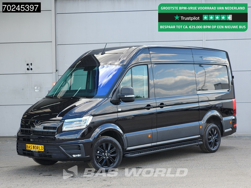 MAN TGE 3.180 Automaat Black Edition Dubbele Schuifdeur L3H3 Camera CarPlay LED Velgen L2H2 11m3 Airco Cruise control - Fourgon utilitaire: photos 1 MAN TGE 3.180 Automaat Black Edition Dubbele Schuifdeur L3H3 Camera CarPlay LED Velgen L2H2 11m3 Airco Cruise control - Fourgon utilitaire: photos 1