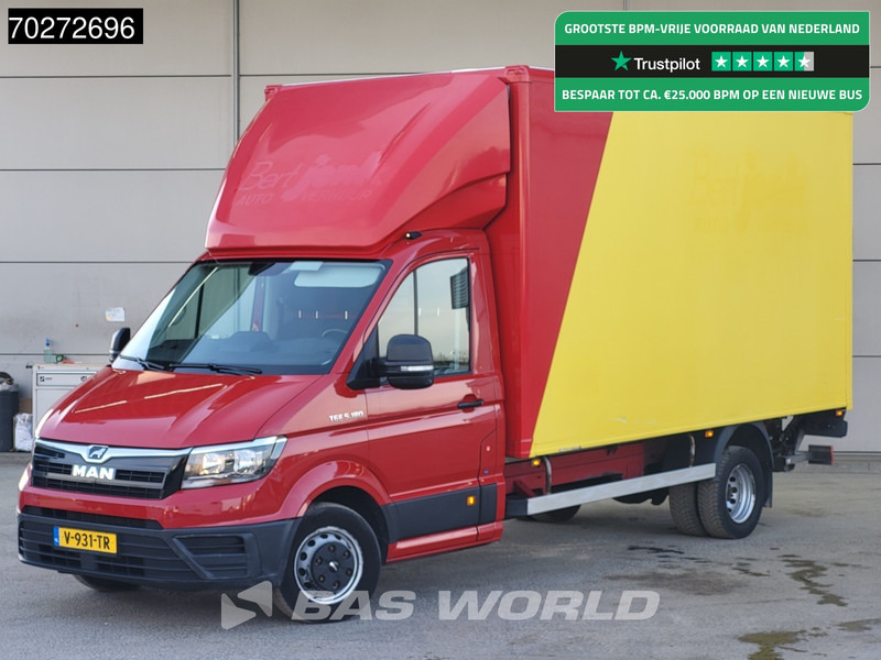 MAN TGE 5.180 Automaat Laadklep Zijdeur Bakwagen 180PK Lat om Lat Airco Cruise Meubelbak Koffer 22m3 Airco Cruise control - Fourgon grand volume: photos 1 MAN TGE 5.180 Automaat Laadklep Zijdeur Bakwagen 180PK Lat om Lat Airco Cruise Meubelbak Koffer 22m3 Airco Cruise control - Fourgon grand volume: photos 1