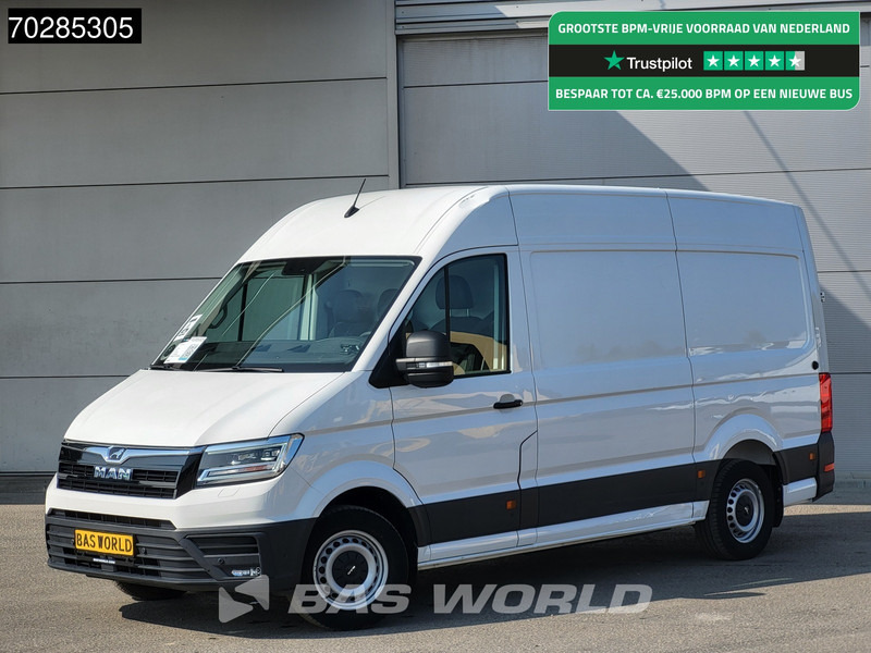 MAN TGE Elektrisch 115km WLTP 36kWh L3H3 Automaat LED Navi Airco Cruise Camera Parkeersensoren L2H2 8m3 Airco Cruise control - Fourgon utilitaire, Utilitaire électrique: photos 1 MAN TGE Elektrisch 115km WLTP 36kWh L3H3 Automaat LED Navi Airco Cruise Camera Parkeersensoren L2H2 8m3 Airco Cruise control - Fourgon utilitaire, Utilitaire électrique: photos 1