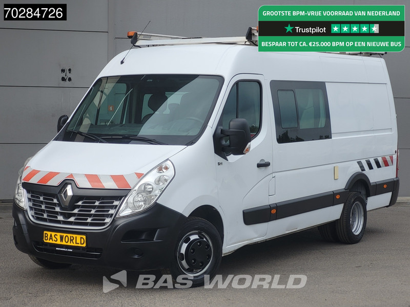 Renault Master 130pk Dubbel Cabine Dubbellucht L3H2 3,5t Trekhaak Airco Cruise Imperiaal Werkplaatsinrichting Euro6 DC Doka Mixto 8m3 Airco Trekhaak - Fourgon utilitaire: photos 1 Renault Master 130pk Dubbel Cabine Dubbellucht L3H2 3,5t Trekhaak Airco Cruise Imperiaal Werkplaatsinrichting Euro6 DC Doka Mixto 8m3 Airco Trekhaak - Fourgon utilitaire: photos 1