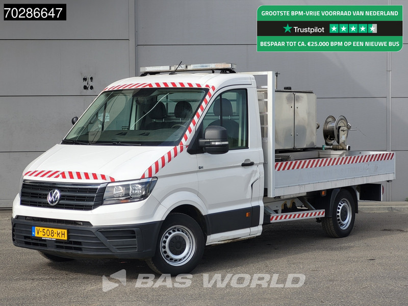 Volkswagen Crafter 177pk Automaat Open Laadbak Reinigingswagen Trekhaak Airco Cruise Euro6 Pritsche Pickup Open Box Hogedrukspuit Waterpomp Airco T - Utilitaire plateau: photos 1 Volkswagen Crafter 177pk Automaat Open Laadbak Reinigingswagen Trekhaak Airco Cruise Euro6 Pritsche Pickup Open Box Hogedrukspuit Waterpomp Airco T - Utilitaire plateau: photos 1
