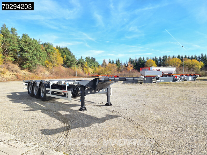 Kässbohrer K.SHG S / 40 - 12 / 27 EU 3 axles NEW! Container Chassis - Semi-remorque porte-conteneur/ Caisse mobile: photos 5 Kässbohrer K.SHG S / 40 - 12 / 27 EU 3 axles NEW! Container Chassis - Semi-remorque porte-conteneur/ Caisse mobile: photos 5