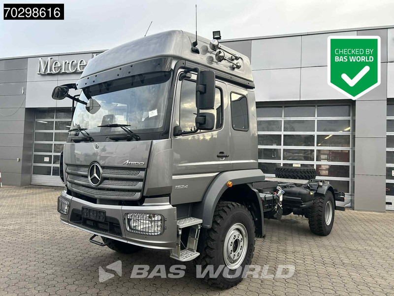 Mercedes-Benz Atego 1324 4X4 NEW 4x4 chassis Automatic Steelsuspension Euro 6 - Châssis cabine: photos 1 Mercedes-Benz Atego 1324 4X4 NEW 4x4 chassis Automatic Steelsuspension Euro 6 - Châssis cabine: photos 1