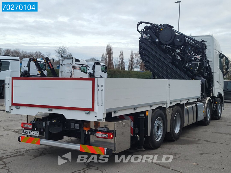Camion plateau, Camion grue neuf Volvo FH 460 8X2 Effer 1000 9S + 6S Kran + Fly-Jib Liftachse VEB+ Euro 6: photos 14