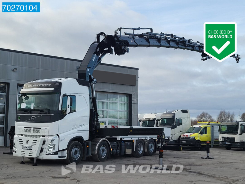 Volvo FH 460 8X2 Effer 1000 9S + 6S Kran + Fly-Jib Liftachse VEB+ Euro 6 - Camion plateau, Camion grue: photos 1 Volvo FH 460 8X2 Effer 1000 9S + 6S Kran + Fly-Jib Liftachse VEB+ Euro 6 - Camion plateau, Camion grue: photos 1