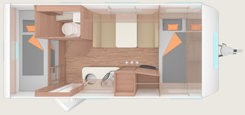 Weinsberg CaraOne 480 QDK - Caravane: photos 2 Weinsberg CaraOne 480 QDK - Caravane: photos 2