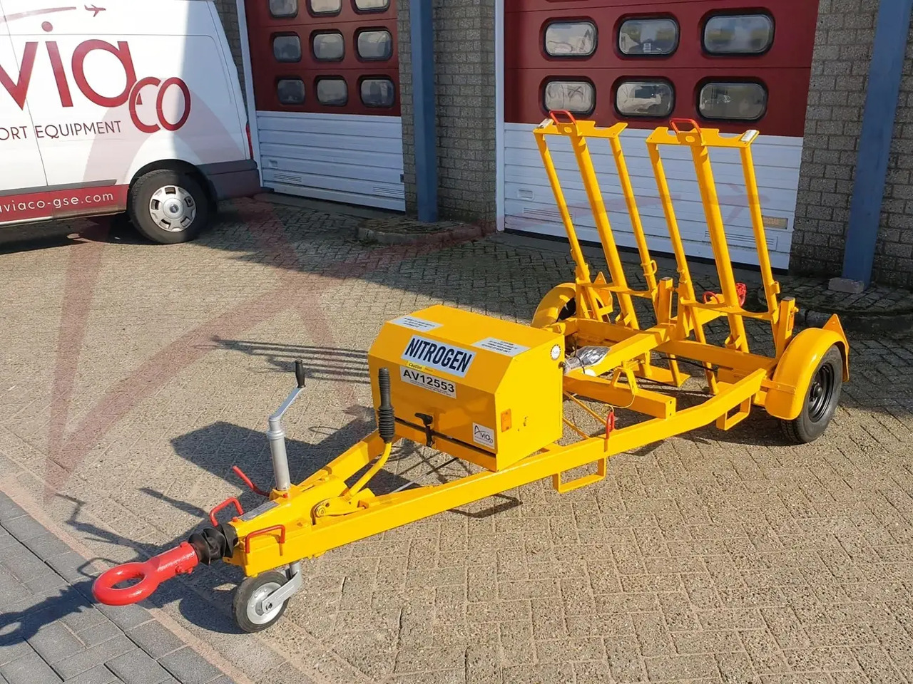 DAVID RITCHIE Trolley 4-cyl N2 charging/MK3 MoD-N - Équipement aéroportuaire: photos 1 DAVID RITCHIE Trolley 4-cyl N2 charging/MK3 MoD-N - Équipement aéroportuaire: photos 1