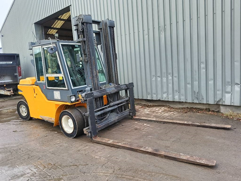 Chariot élévateur diesel Jungheinrich DFG680 8 ton heftruck forklift stapler: photos 7