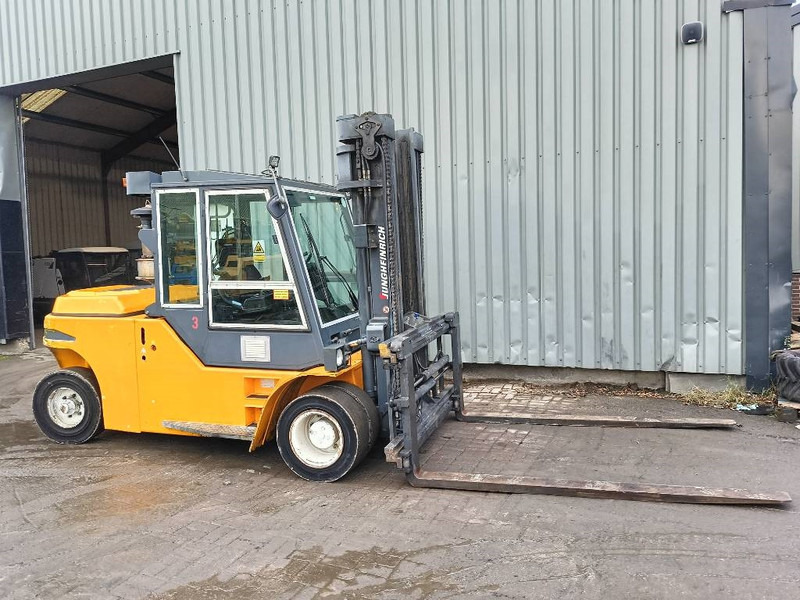 Chariot élévateur diesel Jungheinrich DFG680 8 ton heftruck forklift stapler: photos 8