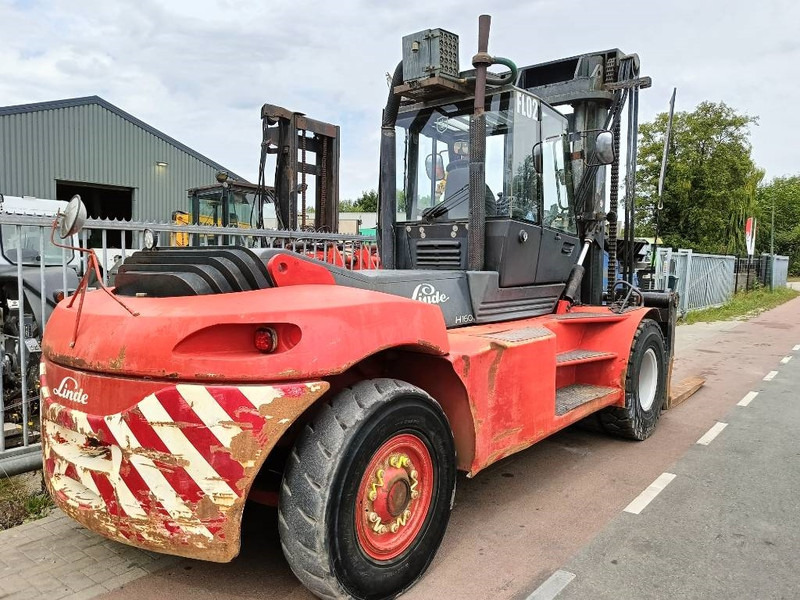 Linde H160 diesel 16T heftruck forklift stapler low mast - Chariot élévateur diesel: photos 5 Linde H160 diesel 16T heftruck forklift stapler low mast - Chariot élévateur diesel: photos 5
