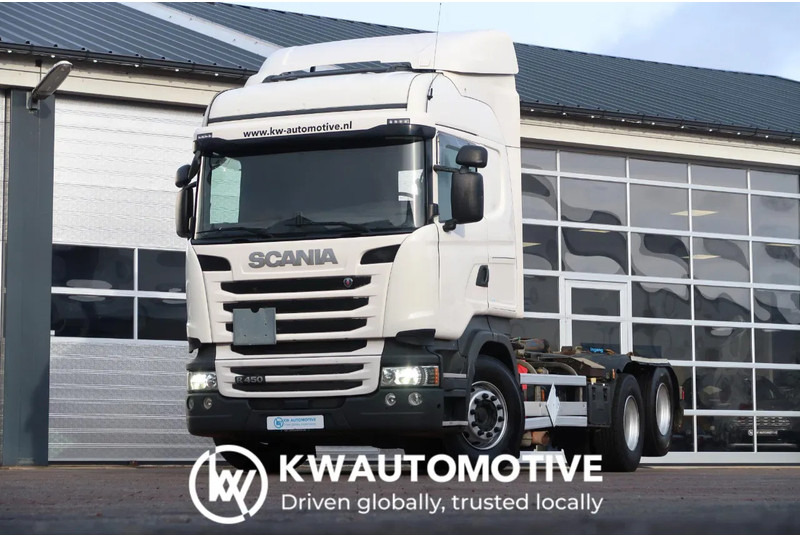Scania R450 6X2/ HOOKLIFT 20T/ RETARDER/ LIFT/ - Camion - système de câble: photos 1 Scania R450 6X2/ HOOKLIFT 20T/ RETARDER/ LIFT/ - Camion - système de câble: photos 1