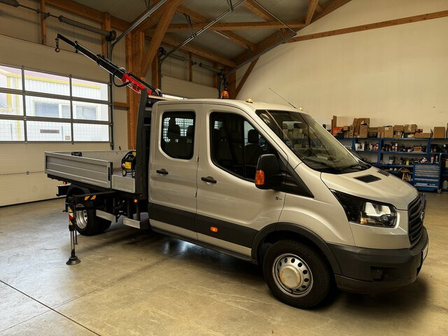 FORD Transit FT 350L Doka TdCI 1.2t Fassi Kran - Utilitaire plateau, Utilitaire double cabine: photos 1 FORD Transit FT 350L Doka TdCI 1.2t Fassi Kran - Utilitaire plateau, Utilitaire double cabine: photos 1