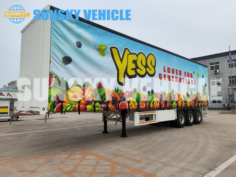 HOWO 13 meters curtain side semi trailer - Semi-remorque rideaux coulissants: photos 1 HOWO 13 meters curtain side semi trailer - Semi-remorque rideaux coulissants: photos 1