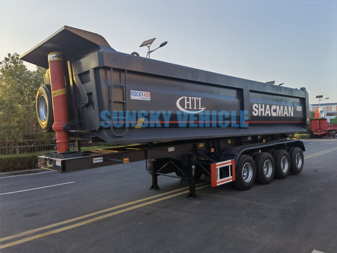SUNSKY 3/4-Axle Dump Trailer - Semi-remorque benne: photos 3 SUNSKY 3/4-Axle Dump Trailer - Semi-remorque benne: photos 3