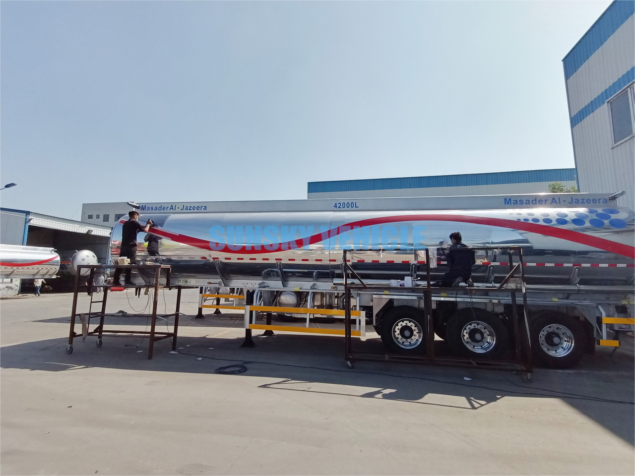 SUNSKY Fuel Tank Trailer en leasing occasion SUNSKY Fuel Tank Trailer: photos 8