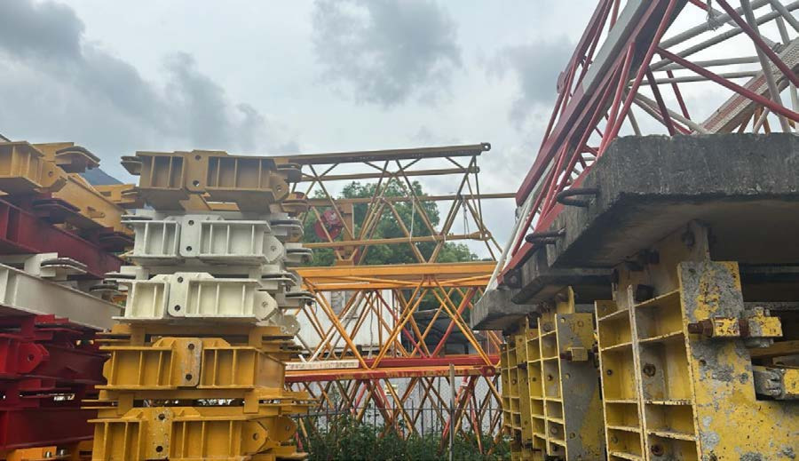 XCMG Official 20 Ton Construction Tower Crane XL6025-20 Used Liffing Jib Tower Crane For Sale - Grue à tour: photos 5 XCMG Official 20 Ton Construction Tower Crane XL6025-20 Used Liffing Jib Tower Crane For Sale - Grue à tour: photos 5