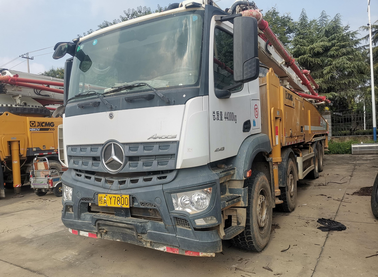 XCMG Official Concrete Machinery Pump HB58V 58m Used Truck-mounted Concrete Pump Price List - Camion pompe: photos 3 XCMG Official Concrete Machinery Pump HB58V 58m Used Truck-mounted Concrete Pump Price List - Camion pompe: photos 3