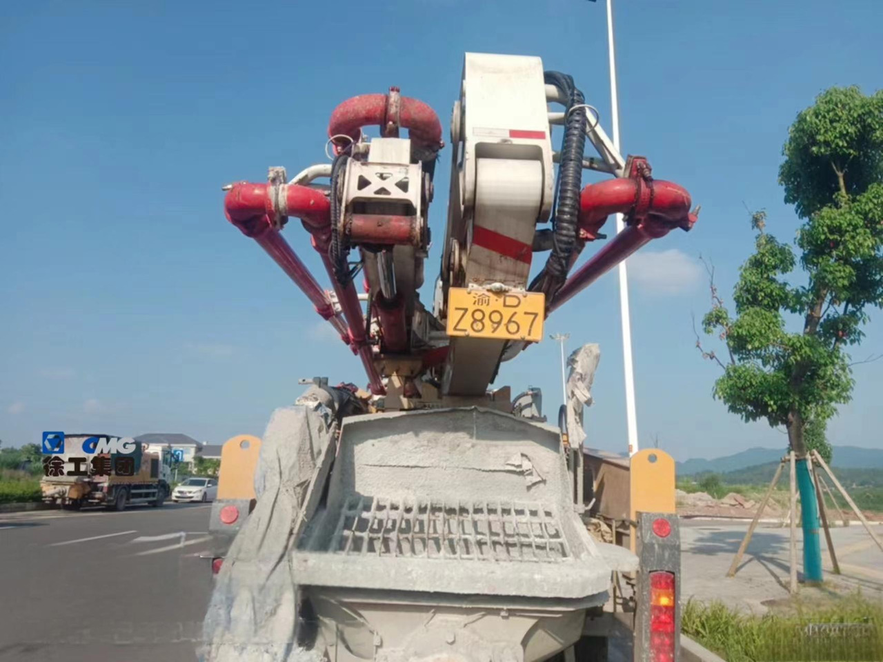 XCMG Official Road Construction Machinery HB37V 37m Used Concrete Pump Truck On Sale - Camion pompe: photos 4 XCMG Official Road Construction Machinery HB37V 37m Used Concrete Pump Truck On Sale - Camion pompe: photos 4