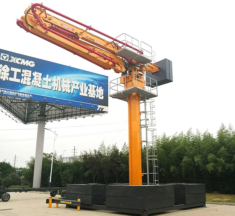 XCMG Schwing Concrete Distributor HGP32 High Efficiency 22kw 32m Hydraulic Spider Concrete Placing Boom Made in China - Pompe à béton stationnaire: photos 3 XCMG Schwing Concrete Distributor HGP32 High Efficiency 22kw 32m Hydraulic Spider Concrete Placing Boom Made in China - Pompe à béton stationnaire: photos 3