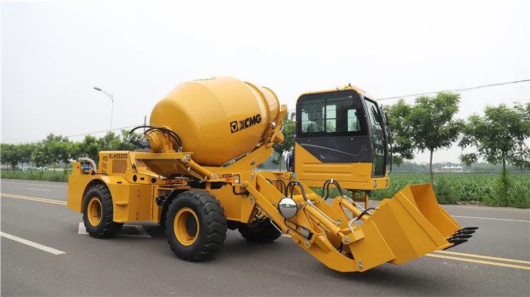 Camion malaxeur neuf XCMG official SLM3500S 3.5m3 small mobile self loading concrete mixer price list: photos 6