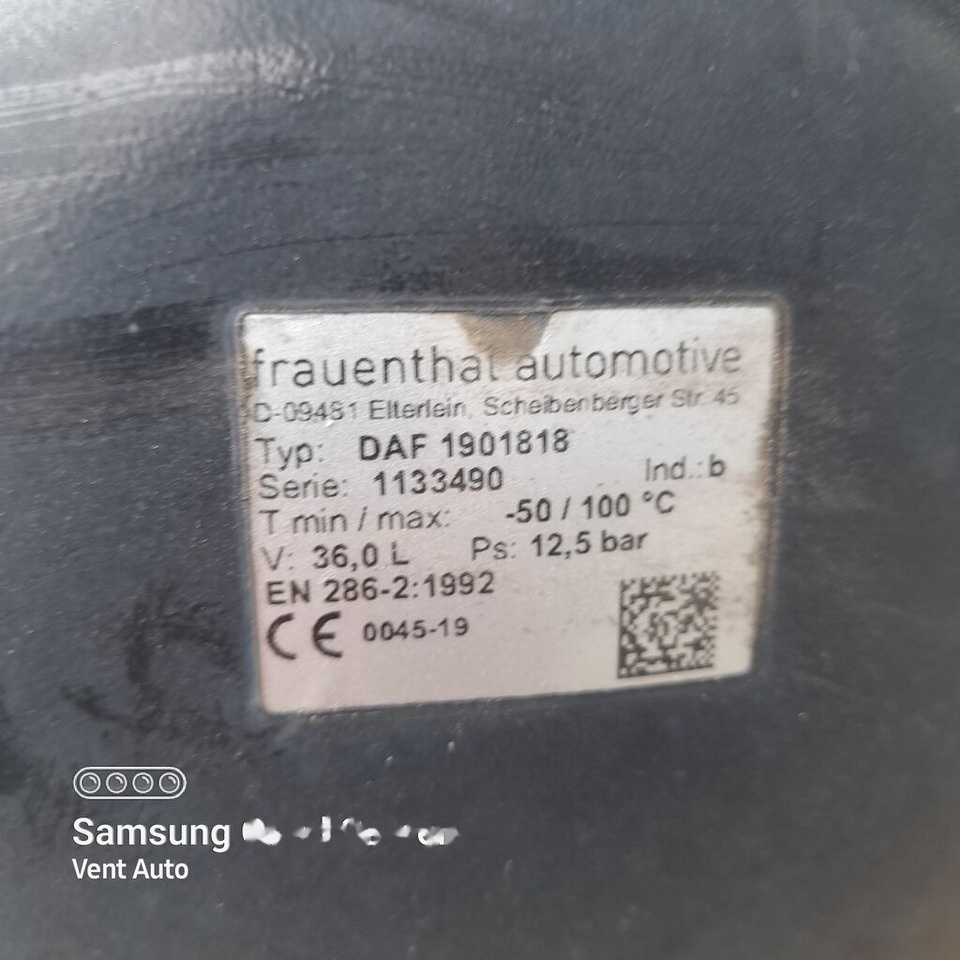 DAF XF 106 1901818 DAF 1901818 truck - Accumulateur pour Camion: photos 3 DAF XF 106 1901818 DAF 1901818 truck - Accumulateur pour Camion: photos 3