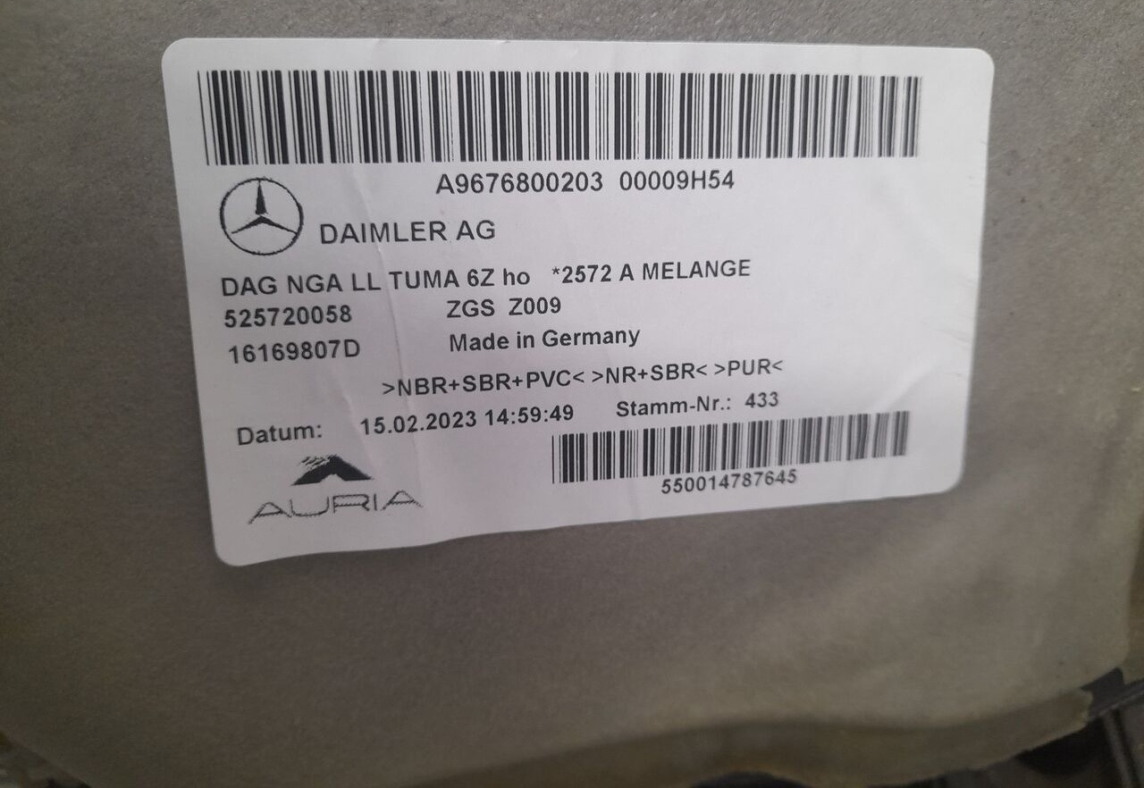 WYKŁADZINA KABINY Mercedes-Benz ATEGO A9676800203 - Cabine et intérieur pour Camion: photos 2 WYKŁADZINA KABINY Mercedes-Benz ATEGO A9676800203 - Cabine et intérieur pour Camion: photos 2