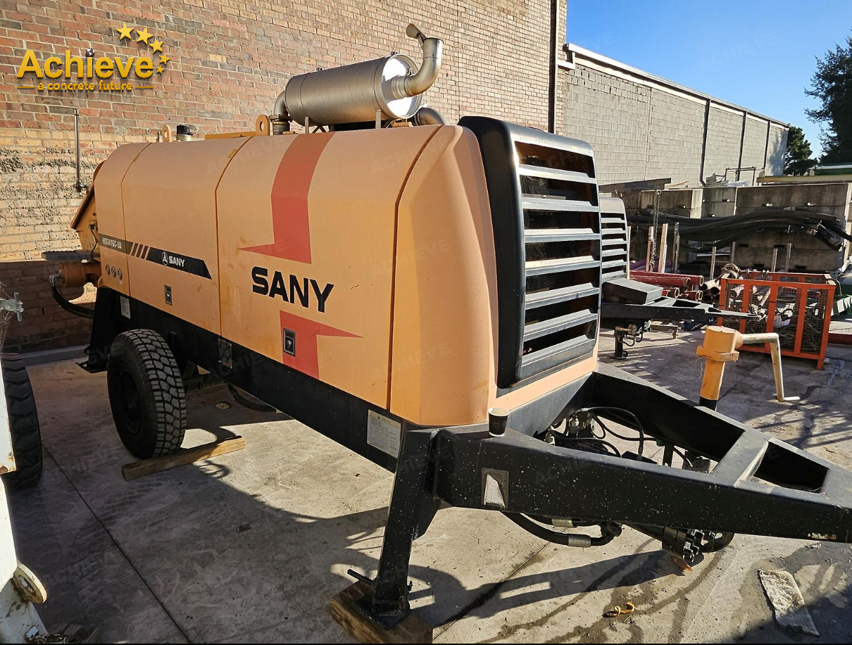SANY 【ACHIEVE】TOP CONDITION!!! demo new low hours Sany Concrete Trailer Pump 2015 HBT6016C-5D - Pompe à béton stationnaire: photos 3 SANY 【ACHIEVE】TOP CONDITION!!! demo new low hours Sany Concrete Trailer Pump 2015 HBT6016C-5D - Pompe à béton stationnaire: photos 3