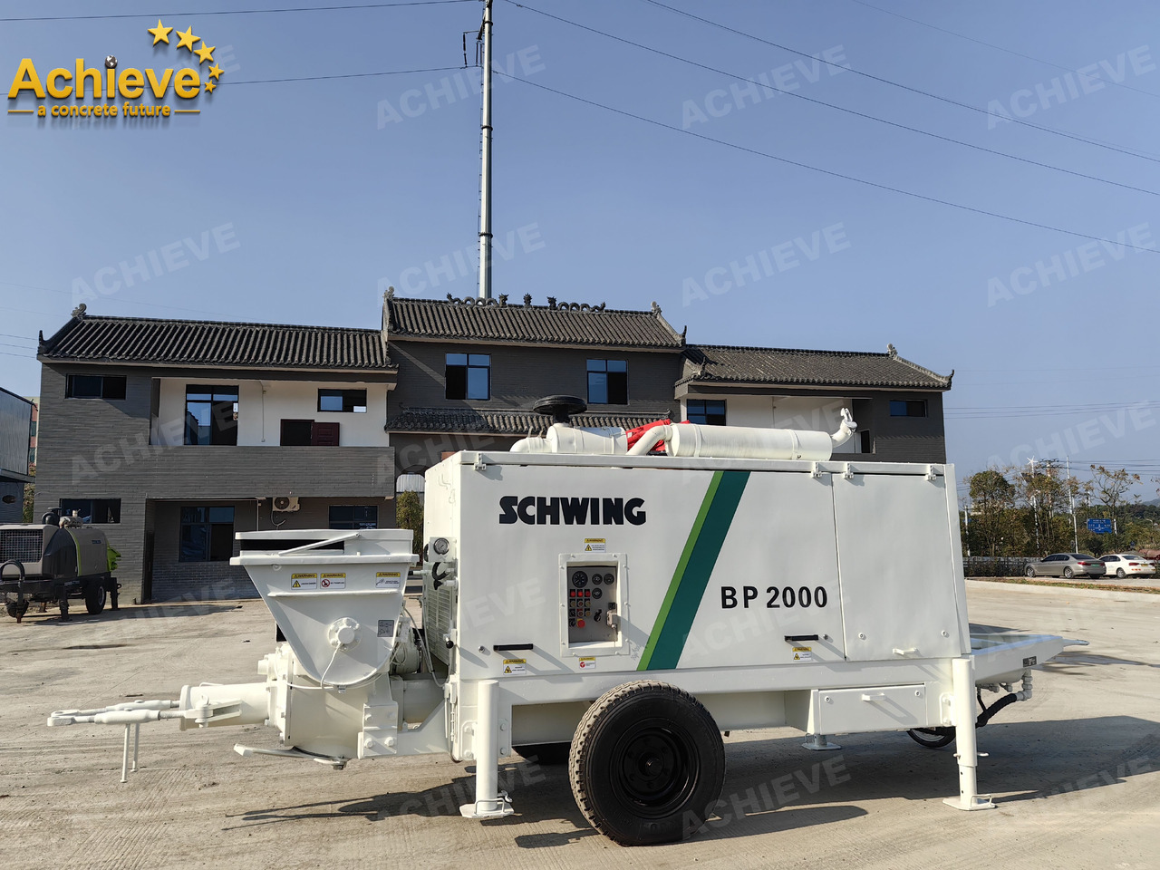 Schwing BP2000 5000kg 2008 Concrete Pump With Brand New High Quality 【ACHIEVE】 TOP CONDITION!!! - Pompe à béton stationnaire: photos 4 Schwing BP2000 5000kg 2008 Concrete Pump With Brand New High Quality 【ACHIEVE】 TOP CONDITION!!! - Pompe à béton stationnaire: photos 4