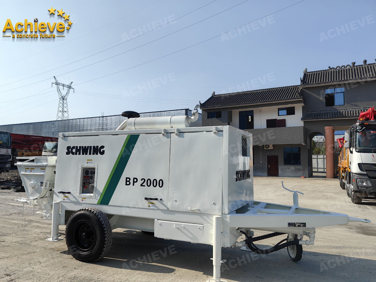 Schwing BP2000 5000kg 2008 Concrete Pump With Brand New High Quality 【ACHIEVE】 TOP CONDITION!!! - Pompe à béton stationnaire: photos 5 Schwing BP2000 5000kg 2008 Concrete Pump With Brand New High Quality 【ACHIEVE】 TOP CONDITION!!! - Pompe à béton stationnaire: photos 5
