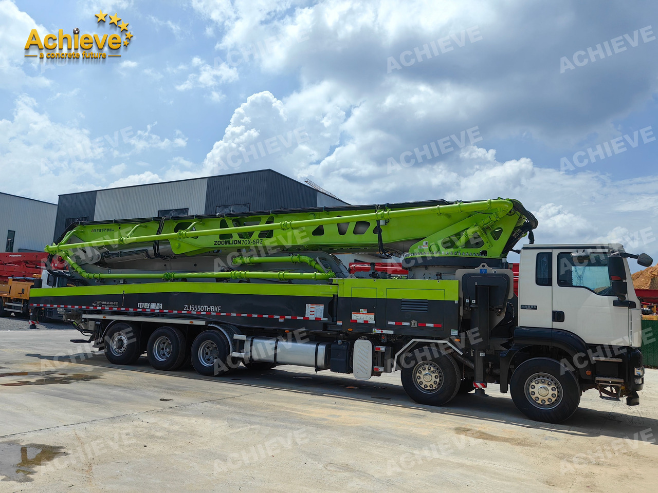 Zoomlion Zoomlion 70M 70X-6RZ Concrete pump truck ACTROS 4141 【ACHIEVE】TOP CONDITION!!! - Camion pompe: photos 5 Zoomlion Zoomlion 70M 70X-6RZ Concrete pump truck ACTROS 4141 【ACHIEVE】TOP CONDITION!!! - Camion pompe: photos 5