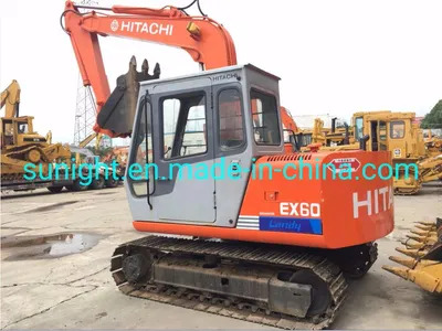 Cheap 6 Ton Mini Excavator Hitachii Ex60 Small Excavator on Sale - Pelle sur chenille: photos 1 Cheap 6 Ton Mini Excavator Hitachii Ex60 Small Excavator on Sale - Pelle sur chenille: photos 1