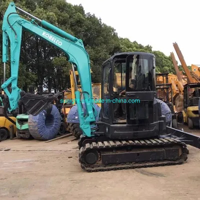 Good Price Second Hand Mini Excavator Kobelco Sk55sr Small Digger with Quick Hitch for Sale - Pelle sur chenille: photos 1 Good Price Second Hand Mini Excavator Kobelco Sk55sr Small Digger with Quick Hitch for Sale - Pelle sur chenille: photos 1